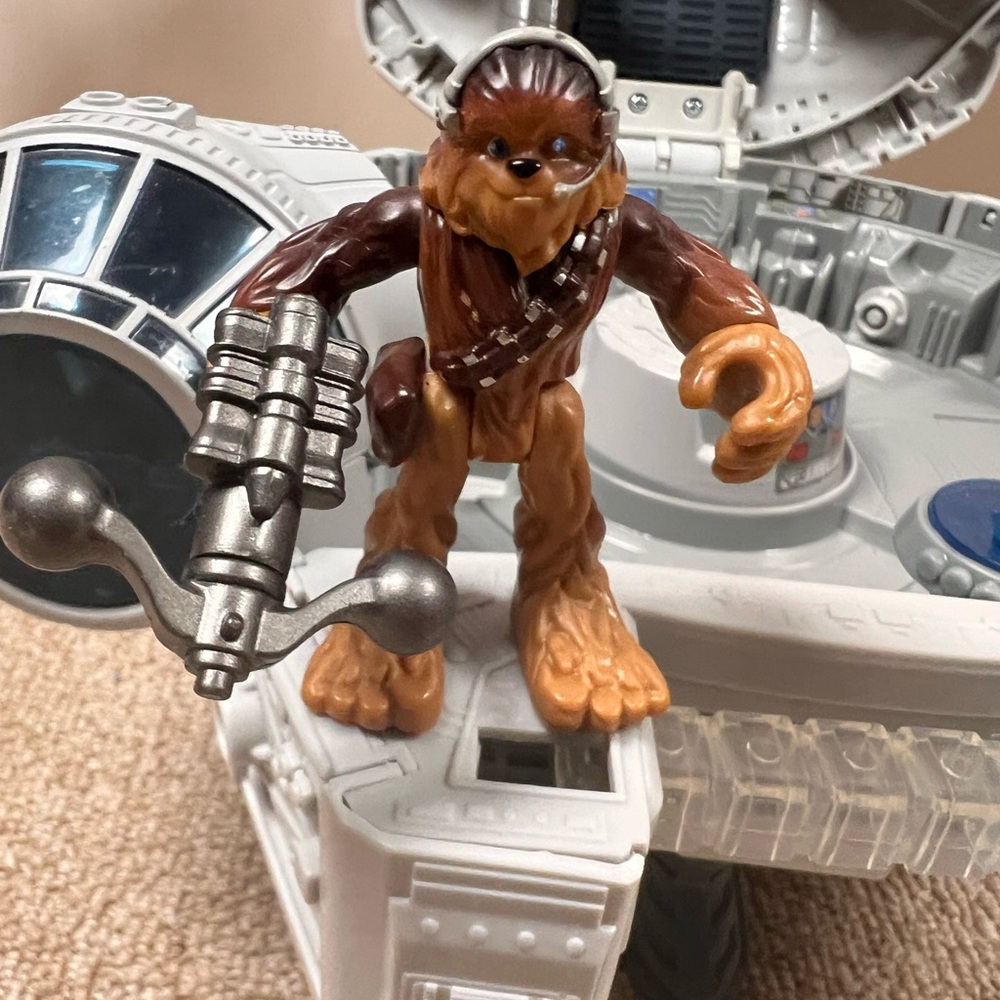 2011 Hasbro Star Wars Millennium Falcon Playskool Galactic Heroes Ship w Figures - Picture 5 of 11